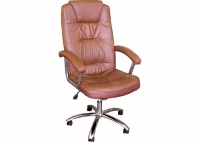 Кресло 9005 L кожа коричневая